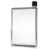 750 ml A5 Notebook bouteille d'eau plate bouteille de papier écologique type de boisson bouteille carrée bpa livraison gratuite 201126