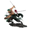 New One Piece 12cm Anime Figure GK Roronoa Zoro Three-blade Sa-maximum Manga Anime Statue Action Collection Model Kids Toy