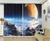 Babson Galaxy 3D Impression numérique Curtain Shading Curtain Personnalité Diy Univers Creative Star Curtain1484976