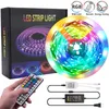 Led Strips 16.4ft 32.8ft 12V-5050 Lamp Beads RGB 44 Keys Remote Control 150LEDs 300LEDs suitable for outdoor, KTV, living room, bedroom ect.