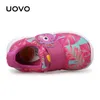 UOVO New Toddler Chaussures Garçons Et Filles Casual Chaussures Automne Respirant Petits Enfants Chaussures Mignon Chaussures Pour Enfants Taille 22 # -30 201201