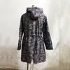 Boyfriend Womens Fashion Hooded Casual Long Coat Jacket Loose Zipper Army Windbreaker Camouflage Outwear Streetwear 201019