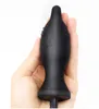 Super Large Anal Balls Silicone Butt Plug Vibrator Inflatable Prostate Massager Dildo Pump Anal Dilator Vagina Masturbator1859673