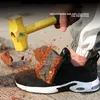 Breathable Men Safety Boot Steel Toe Anti-puncture Work Sneakers Indestructible Ryder Shoes 201019