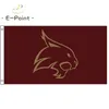 NCAA Texas State Bobcats Flag 3 * 5FT (90 см * 150 см) Полиэстер Флаг Баннер Украшение Летающие Главная Сад Флаг Праздничные подарки