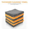 1200gsm 40x40 cm Szczegóły do ​​prania do mycia mikrofibra do czyszczenia ręczników Mikrofibry Micro Fiber Rag