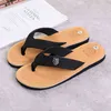 Men Summer Flip Flops Beach Sandals против скольжения повседневная плоская обувь Высококачественные тапочки Zapatos Chanclas de Hombre Chaussure Homme Y220307