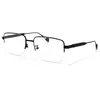 2022 Legering Semi Rimless Glasses Frame Female Elegant Ultralight Frame Design Luxury Clear Spectacle Oculos de Grau