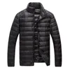 2020 Winter Moda Marca Duck Down Jacket Mens Light Jacket Streetwear Pena Casacos Coreanos Veludo Packable Mens Mens LJ201009