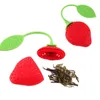 Симпатичные Силиконовые Strawberry Tea Leaf Сито Сыпучие Herbal специй Infuser фильтр Диффузор Креативный Бар Инструменты Кухонные принадлежности