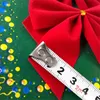 8 سنتيمتر عيد الميلاد الانحناء شنقا زينة أحمر bowknot شجرة عيد الميلاد قلادة الحلي السنة الجديدة اسكنيد ديكور لوازم JK2010
