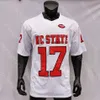 American Wear NC State North Carolina Wolfpack NCAA College Football Jersey Philip Rivers Russel Wilson Devin Leary Pitts Jrd Emies Umokarngba