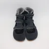 Tipsietoes Topmerk Barefoot Lederen Baby Peuter Meisje Jongen Kinderen Schoenen Voor Mode Winter Zigzig Sole Laarzen LJ200911