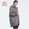 Astrid hiver nouvelle arrivée doudoune femme vêtements d'extérieur de haute qualité mi-longueur mode style mince manteau d'hiver femmes LJ201021