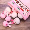 Pudding Sac Alimentaire Jouet Mini Animaux Boules Jaune Poussin Ours Pingouin Rose Lapin 8 pcs Snack Zipper Sac Décor Oreiller Coussin Filles Y0106