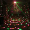 Strobe LED DJ Ball Home KTV Xmas Wedding Show LED RGB Crystal Magic Ball Effect Lights Sound 활성화 레이저 프로젝터 드롭 스쉽