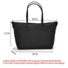 France lacos Shopping Bags Ladies Leather Tote Shoulder Hand Bags Women's Classic Pattern Print School Office Travel Laptop Zipper Beach Bag 220301