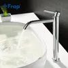 Frap High Quality Tall Bath Sink Faucet Łazienka Slim Hot and Cold Basin Water Mikser Tap Łazienka Pojedynczy Kran zlewu Y10122 / 23 T200710