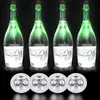 LED Bottle Stickers Lights Novelty Lighting 4leds Battery Powered Glow 6CM LED Coasters Super Bright Lamp for Wedding Festival Party Decor