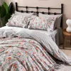 Koreanska Princess Lace Ruffles Floral kjol-stil sängkläder Ställ ren bomull pastoral Ropa de Cama Couvre Lit Duvet Cover Set1