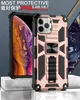 Для iPhone 12 Pro Max Mini 11 XR XS 7/8 плюс телефонные чехлы Hybrid Armor Ambstand Aublicue Back Cover D