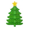 3D-Weihnachtsbaum-Partygeschenk, Push-Blase, sensorisches Spielzeug, Antistress, weiches Silikon, Weihnachtsdekoration, Kinder und Erwachsene, Stressabbau für Autismus, Quetschspielzeug a437416959