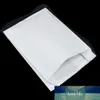 100 pcs/lot blanc ouvert haut résistant à l'huile Kraft papier sac frit poulet frites cuisson alimentaire sacs emballage graisse preuve pochettes sac