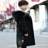 Hoogwaardige winter Kind Boy Coats Jacket Parka Big Kids Dikke warme jas 6 8 10 12 14 -jarige puffer puffer capuchoned bovenkleding LJ201202