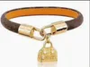 2021 Mode lederen armbanden voor mannen Vrouwontwerpers Polsband leer Patroon Parel -sieraden Pearnjuwelen met doos3249