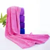 Salon de beauté Faire du lit serviette de bain absorbant Microfibre serviette de plage 70 * 140cm / 80 * 180cm de voiture de lavage de voiture de voiture plus épais de gymnastique de sécheresse rapide 210318