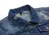 Nieuwe herfst denim jas mannen solide cowboy lente casual slank bomberjas mannelijke Jean Mens jassen en jassen uitloper plus size 5XL