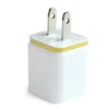 Hot sale Top Quality 5V 2.1A + 1A Double USB AC Travel US Wall Charging Plug Dual Charger For Smart Phone Adapter MQ200