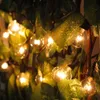 50FT 25FT Patio guirlande lumineuse fée lumière G40 Globe Festoon ampoule outdoorindoor lumière pour la fête de mariage guirlande de jardin Décoration 201204