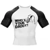 Men Custom Printing Compression Shirts Tight BJJ Wear Sports Fitness Style MMA Tee Tops Summer Workout Gym Tshirts LJ200827