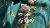 10.10 Высокое качество осень женщины вышивка цветок контрастного цвета вязаный кардиган свитера пальто повседневные брюки комплект из двух частей 201008