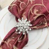 Snowflakes shape Napkin Rings Napkin Holders For Dinners Party Hotel Wedding Table Decoration Supplies Napkin Buckle 300pcs T1I3451