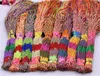 Handmade Braid Bransoletka Unisex Dorosłych Dzieci Dzieci DIY Biżuteria Kolorowe Liny Cord Strand Pleciona Przyjaźń Bransoletki Chirstmas Prezenty LY1019