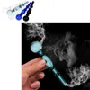 Transparente Tobacco Fumando tubo de vidro Burner Pipe Glassware Herb Hookah Cigarette Shisha Tubo Tubos de fumantes