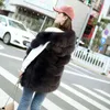 Модное пальто из искусственного меха, женское повседневное уличное пальто, меховая куртка, шикарный жилет больших размеров 3XL, плюшевое пальто без рукавов feamle 220112