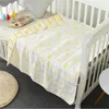 NIEUWE 6 Laag Echte Baby Deken Baby Inbakeren 100% Katoen 80 * Envelop Wrap Pasgeboren Super Zachte Kids Beddengoed luier LTB-8605 LJ201014