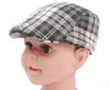 2020 nieuwe kinderen meisjes jongens baret hoeden winter herfst kinderen mutsen fotografie rekwisieten baby accessoires caps kinderen plaid baret 2-6Y