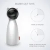 Automatisk katt leksak Teaser Laser LED Cat Leksaker Kattunge Interaktiv träning Underhållande Toy Multi-Angle Justerbar USB CHARGE LJ201125