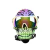 Newest Silicone Gas Predator Mask With Acrylic smoking bong Shisha Hookah Water Pipe Tobacco Tubes Silicone Oil Rigs Smoking Pipe