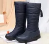 Nieuwe mode 2020 vacht vrouwelijke warme sneeuwlaarzen midden-kalf slip-on dames laarzen franje winter waterdicht platform schoenen bota's mujera405