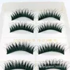 Stage Thick False Eyelashes 5 Par Cross Art Stage Smoky Makeup MK07