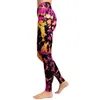 2021 Moda Leggings Artesy Yoga Calças Mulheres Sweatpants Ao Ar Livre Calças Aquarela Alta-ascensão Calças Calças Sportwears S ~ 2xL H1221