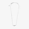 100% 925 sterling silver Sparkling Wishbone Heart Collier Necklace Fashion Women Wedding Engagement Jewelry Accessories3282