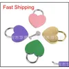 Heart Shaped Concentric Lock Metal Mulitcolor Key Padlock Gym Toolkit Package Door Locks Buil qylcLW sports2010