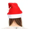 Sombrero rojo de Papá Noel, sombreros de felpa Ultra suaves para Cosplay de Navidad, decoración navideña, sombreros de fiesta de Navidad para adultos, buena calidad