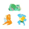 Tortue dinosaure Anime émail broche belles broches tissu paquet décoration Badge dessin animé Animal bijoux cadeau pour enfants